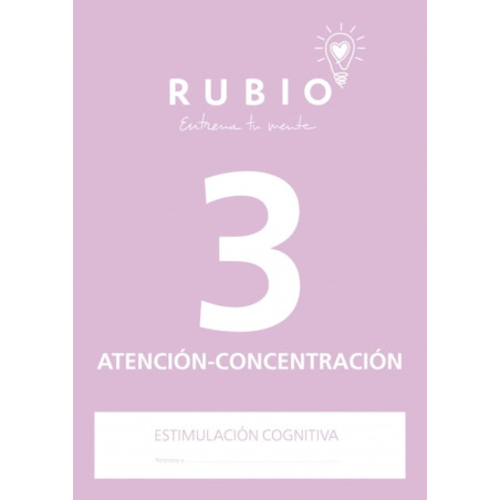 RUBIO ESTIMULACION COGNITIVA ATENCION CONCENTRACION Nº3