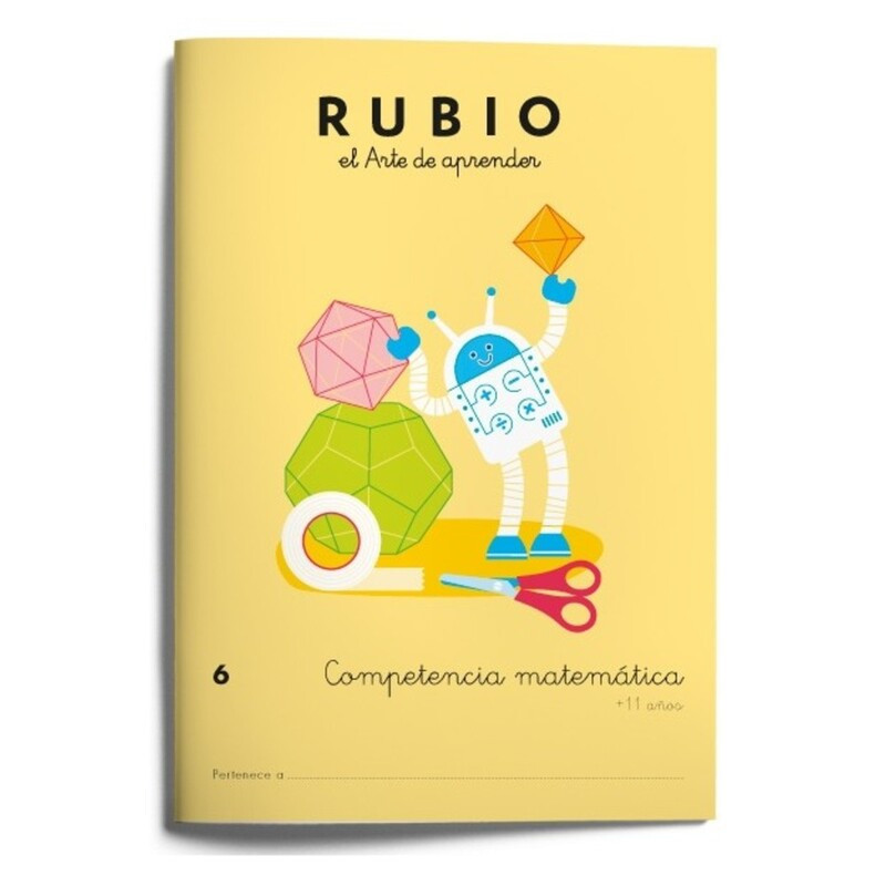 RUBIO COMPETENCIA MATEMATICA Nº 6 ISBN 9788416744169 UNIDAD