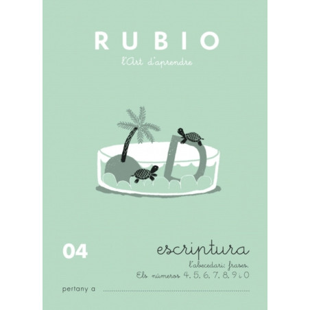 RUBIO CALIGRAFIAS VALENCIANO Nº  04 PTE 10U