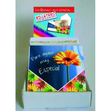 TARJETA FELICITACION EDICROMO BILLETERO COMUNION PB48C C/48U