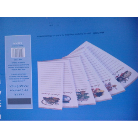 TAL. LOAN LISTA COMPRA MAGNETICA T-139 PTE 24U