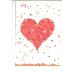 LAZO FLASH LED FLOR 12CM ROJO 3270087 ^