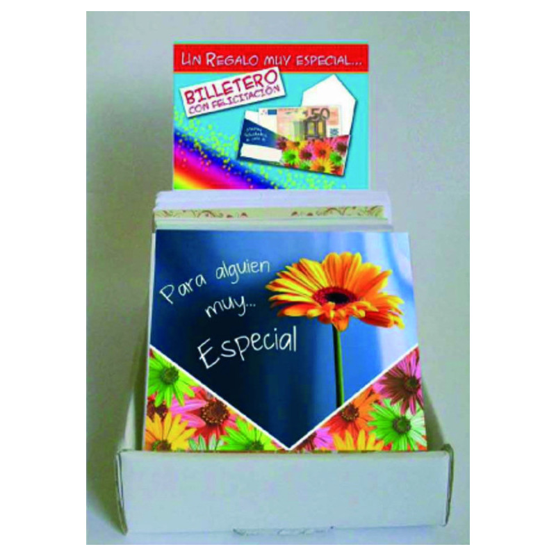 TARJETA FELICITACION EDICROMO BILLETERO COMUNION PB48C C/48U