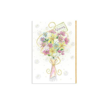 TARJETA FELICITACION TURNOWSKY RAMO GRACIAS ARGU 41881