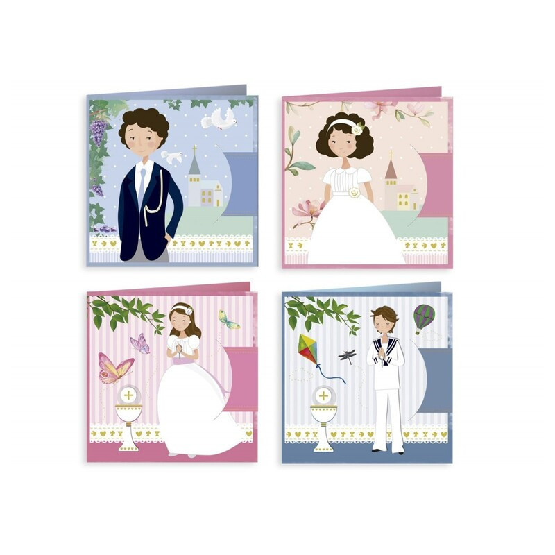 TARJETA FELICITACION ARGU BILLETERO COMUNION CLASSIC C/48U 42763