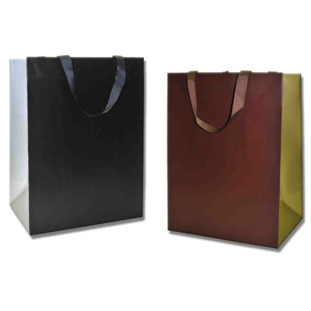 BOLSA REGALO LUXE BICOLOR 325*265*150 PACK 2U FORCEL ^