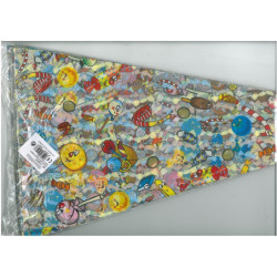 BOLSA CELOFAN DEC CONO GIGANTE CARAMELOS 100U 11500076 VERBETENA