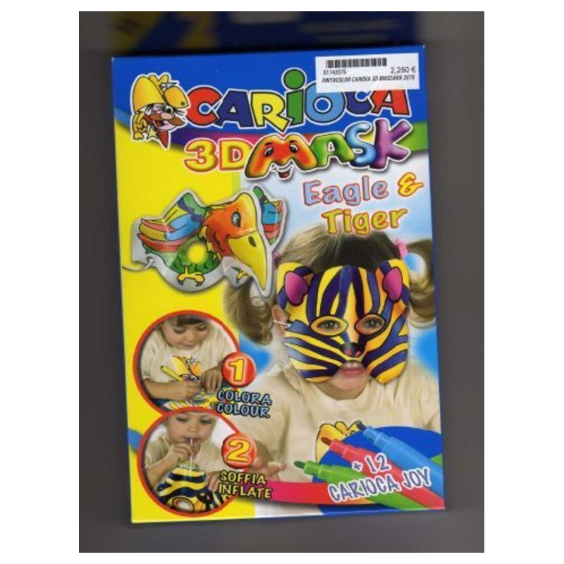 PINTACOLOR CARIOCA 3D MASCARA 2075