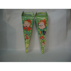 CAJA CARAMELOS CONO CARTON CAPERUCITA ROJA ^