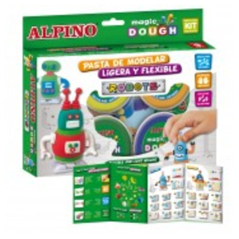 JUEGO ALPINO MAGIC DOUGH ROBOTS DP000151