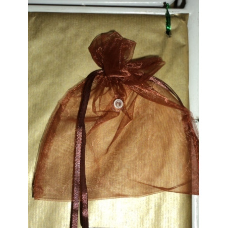 BOLSA RAFIA CUADRADA 13,5*16,5CM MEDIANA MARRON 3002 PTE/50U ^