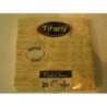 SERVILLETAS TIFANNY MOIRE ORO 40*40 PTE 20U 10351 ^
