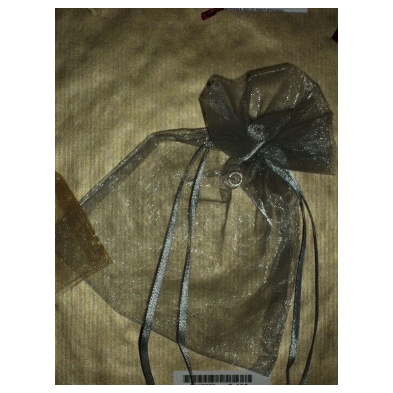 BOLSA RAFIA CUADRADA 13,5*16,5CM MEDIANA PLATA 3002 PTE/50U ^