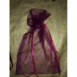 BOLSA RAFIA CUADRADA 12*19CM MEDIANA FUCSIA 255 PTE/50U ^