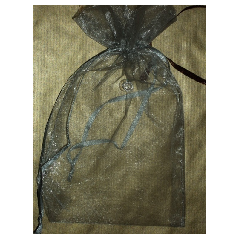 BOLSA RAFIA CUADRADA 12*19CM MEDIANA PLATA 255 PTE/50U