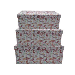 SET 10 CAJAS DECORADAS SERIE FASHION 4939 REGALPAP