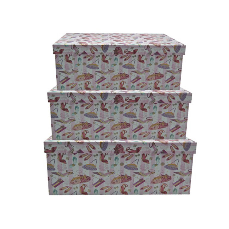 SET 10 CAJAS DECORADAS SERIE FASHION 4939 REGALPAP