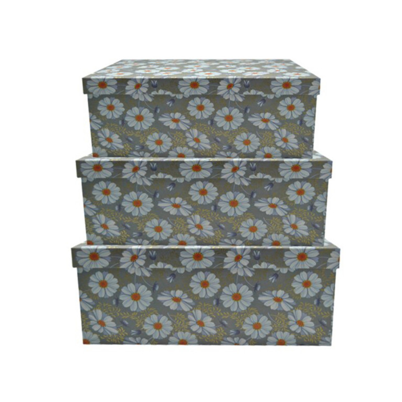 SET 10 CAJAS DECORADAS SERIE FLOWERS 4942 REGALPAP