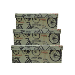 SET 10 CAJAS DECORADAS SERIE BICYCLE 4952 REGALPAP