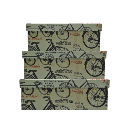 SET 10 CAJAS DECORADAS SERIE BICYCLE 4952 REGALPAP