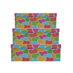 SET 10 CAJAS DECORADAS SERIE CORS 4953 REGALPAP