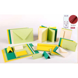 SOBRE EXACLAIR POLLEN COMERCIAL COLOR BURDEOS 125*138 120G PTE 20U 60180C