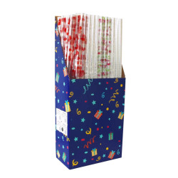 PAPEL CELOFAN ROLLO 0,70*1,5M EUROPRICE DECORADO 5 MODELOS C/80U PL1094