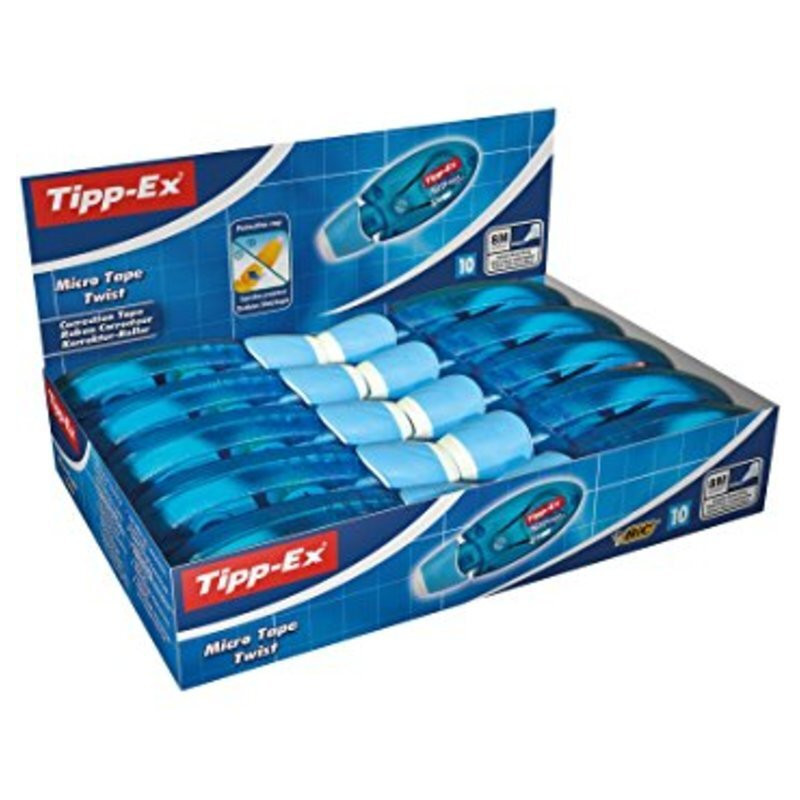 CORRECTOR MAQUINA TIPP-EX MICROTAPE TWIST C/10U BIC