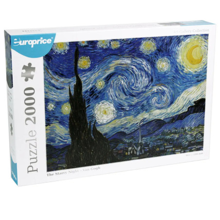 PUZZLE EUROPRICE 2000 PZAS ARTE VAN GOGH NOCHE ESTRELLADA PUA0561