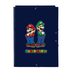 CARPETA FOLIO 3 SOLAPAS SUPER MARIO 512308068 SAFTA23 VAC