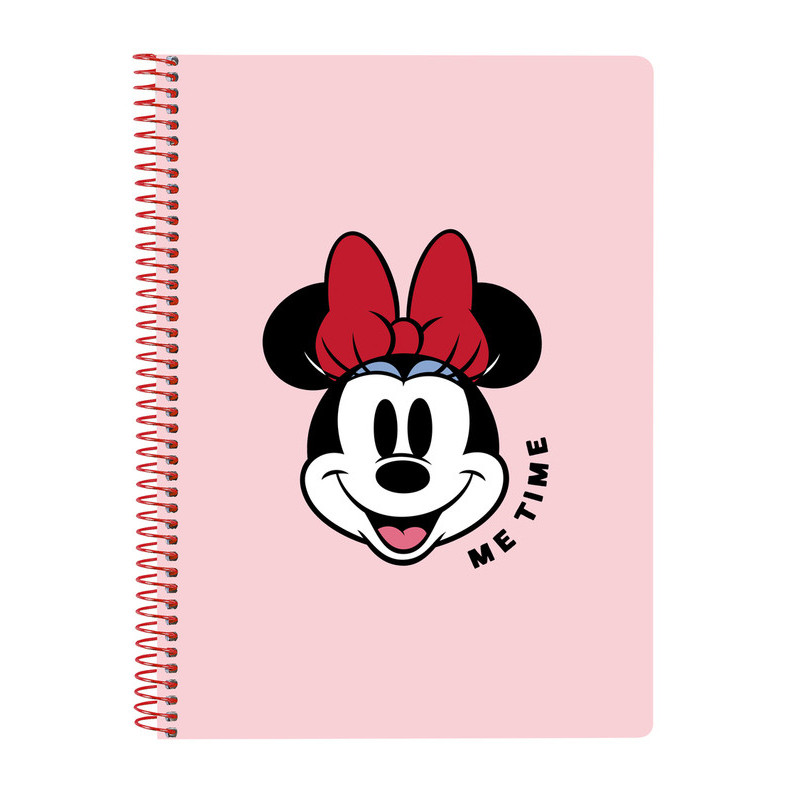 LIBRETA CUARTO 80 H. TAPAS DURAS MINNIE MOUSE "ME TIME" SAFTA23 ENERO 512312065