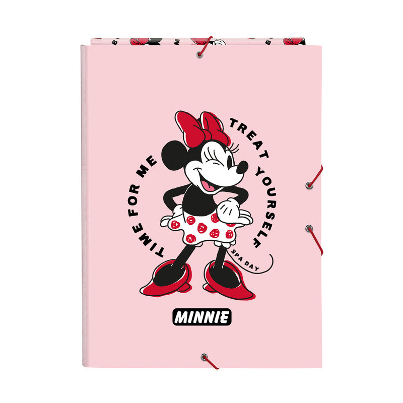 CARPETA FOLIO 3 SOLAPAS MINNIE MOUSE "ME TIME" SAFTA23 ENERO 512312068