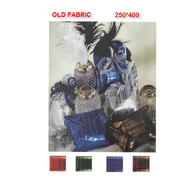 BOLSA CELOFAN METALIZADO OLD FABRIC 250*400MM 100U ^