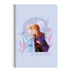LIBRETA FOLIO 80 H. TAPAS DURAS FROZEN "BELIEVE" SAFTA26 512315066 31X21,5 UNIDAD