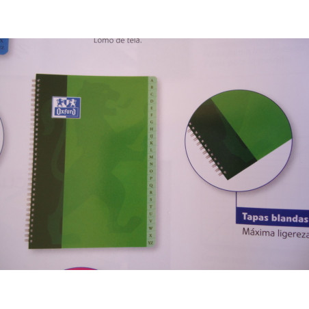 CUADERNO ENRI OXFORD SCHOOL INDICE TAPA BLANDA 4º CUADROS 5*5 90H 100101192