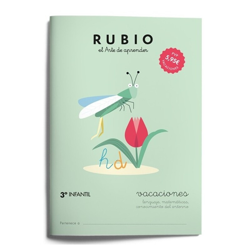 RUBIO VACACIONES CUADERNO CASTELLANO 3º INFANTIL UNIDAD