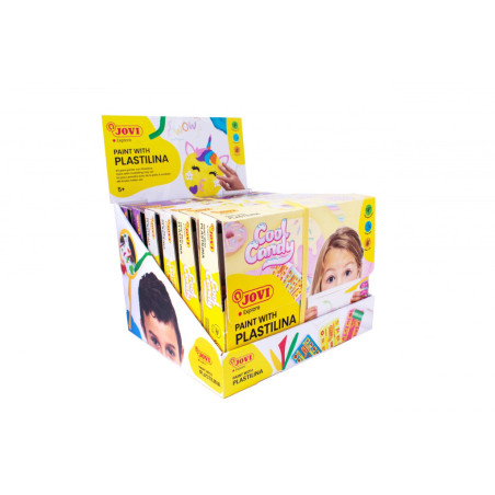EXPOSITOR JOVI PLASTILINA PARA PINTAR MULTIPRODUCTO SOBREMESA 6U 26301