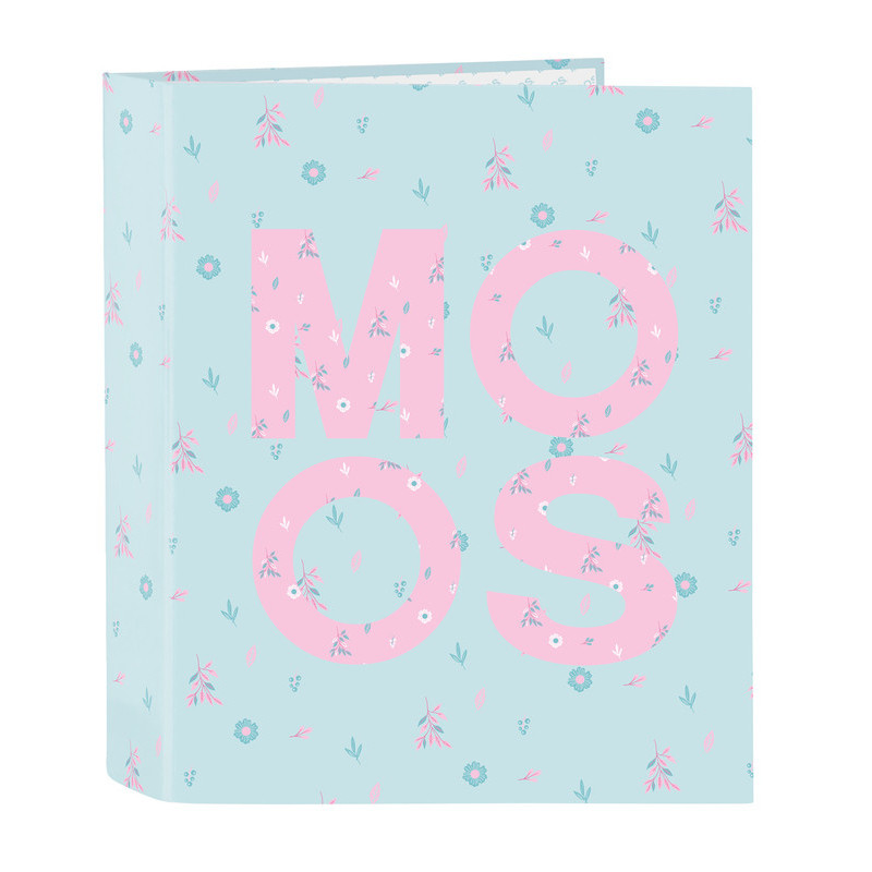 CARPETA F. 4 ANILLAS 35MM LOMO ANCHO MOOS "GARDEN" 512318657 SAFTA23 VAC