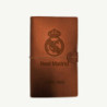 CUADERNO DE VIAJE C/GOMA ERIK REAL MADRID MARRON CTBV036