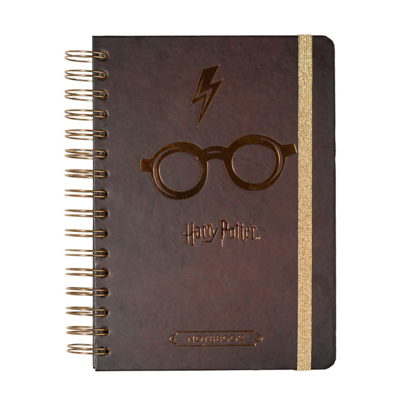 CUADERNO ESPIRAL HARRY POTTER C/GOMA LENSES ERIK CTFBA50020