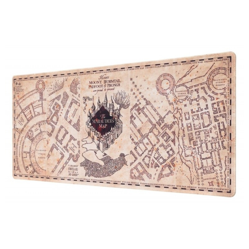 ALFOMBRILLA DE RATON Y TECLADO XL HARRY POTTER MAPA MERODEADOR ERIK MGGE022