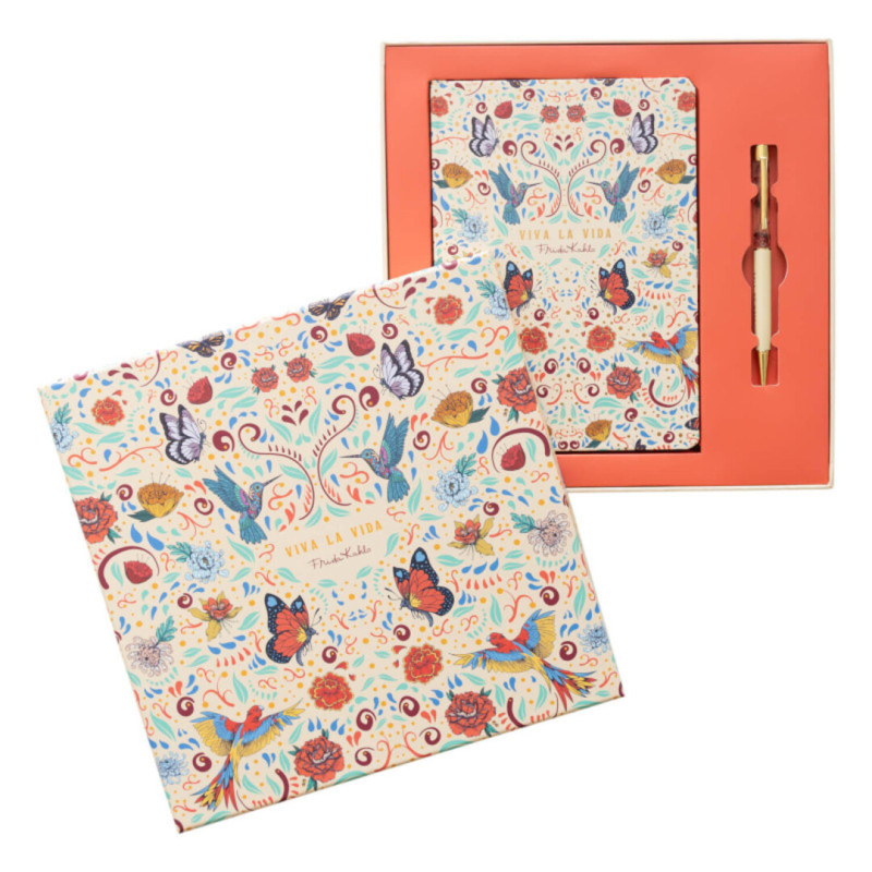 SET JUEGO REGALO CUADERNO PREMIUM C/BOLIGRAFO ERIK FRIDA KAHLO SCPA5B07