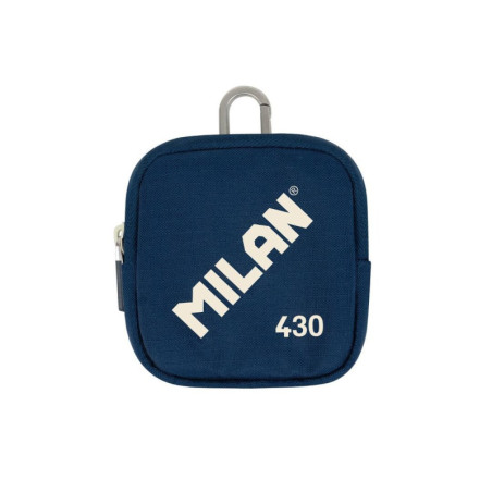 MONEDERO PEQUEÑO MILAN 430 SINCE 1918 AZUL 62104SNCB