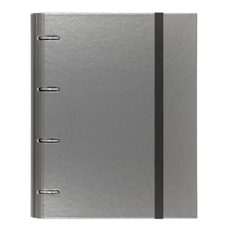 CARPEBLOC DEC RINGBOOK 4A A4 CARCHIVO C/GOMA Y RECAMBIO METAL GRIS 12257408