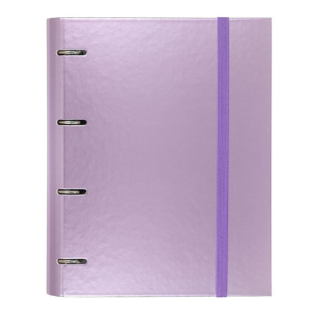 CARPEBLOC DEC RINGBOOK 4A A4 CARCHIVO C/GOMA Y RECAMBIO METAL MALVA 12257418