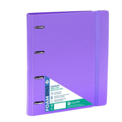 CARPEBLOC DEC RINGBOOK 4A A4 C/RECAMBIO CARCHIVO FOAM STYLE POLYFOAM VIOLETA 12407462