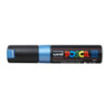 MARCADOR UNI-BALL POSCA PC-8K BISEL GRUESO 8MM AZUL METALICO -M33-