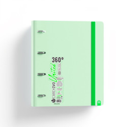 CARPEBLOC DEC RINGBOOK 4A A4 C/RECAMBIO CARCHIVO PASTEL UNITED VERDE 12487421