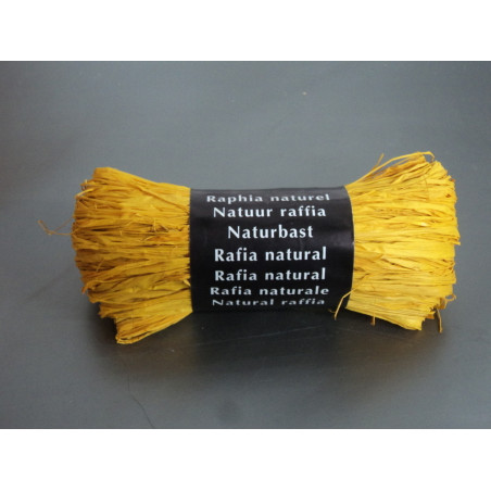 CINTA RAFIA NATURAL MAILDOR MADEJA 50G COLOR AMARILLO 196015 0071