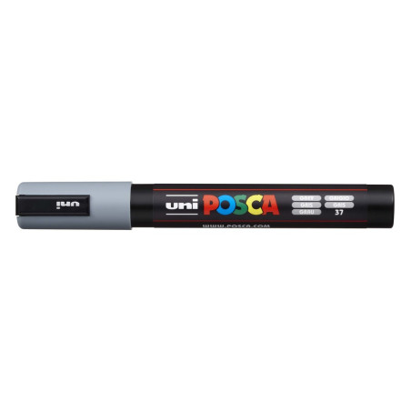 MARCADOR UNI-BALL POSCA PC-5M PUNTA REDONDA 1,8-2,5MM GRIS -37- 152769000